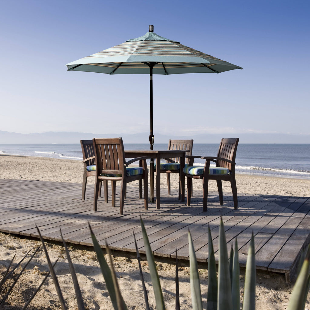 White Olefin Aluminum Patio Umbrella Z880823