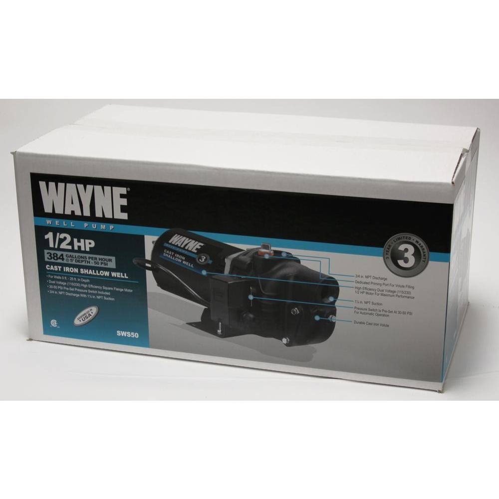 1/2 HP Cast Iron Shallow Well Jet Pump M927