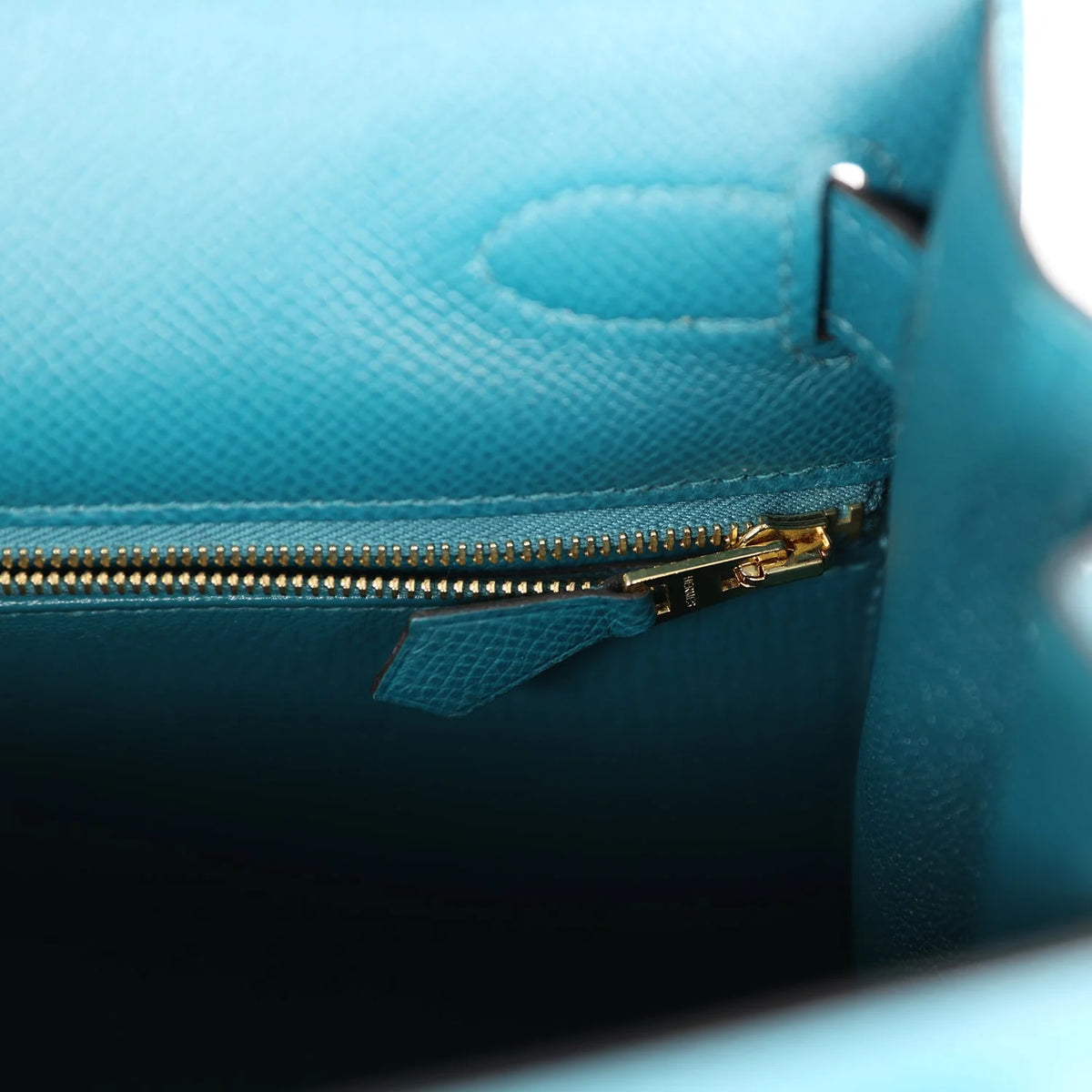 Vert Bosphore Epsom Leather Handbag T5323