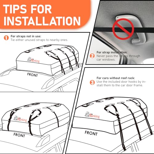 21 Cubic feet Waterproof Car Roof Cargo Carrier Bag O2052