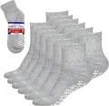 6Pk Non-Binding Loose Fit Non-Slip Diabetic Socks V9059