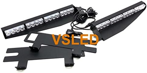 32 Watt Blue LED Emergency Strobe Light Bar N37290