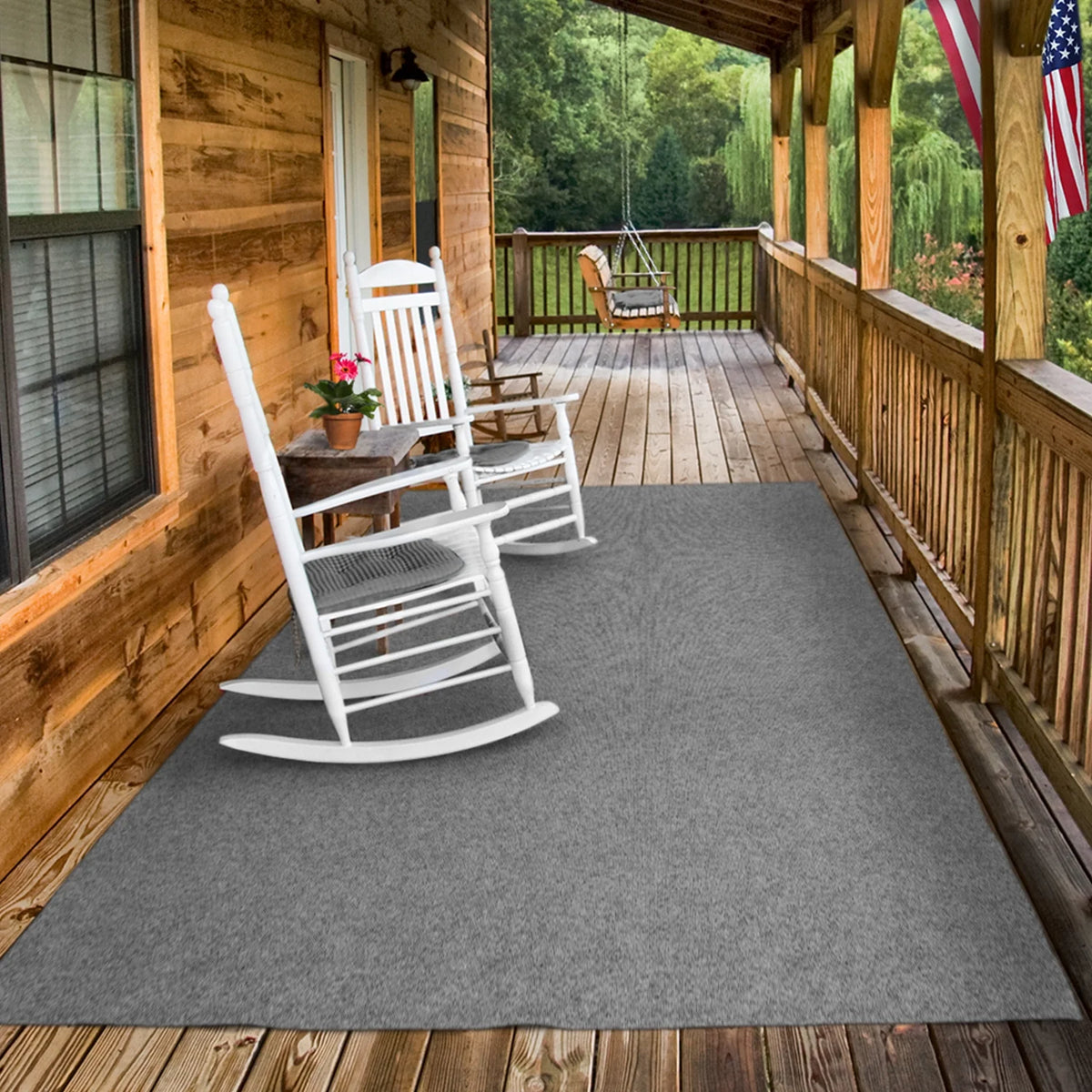 Gray Rubber Marine Backing Carpet Flooring E837874
