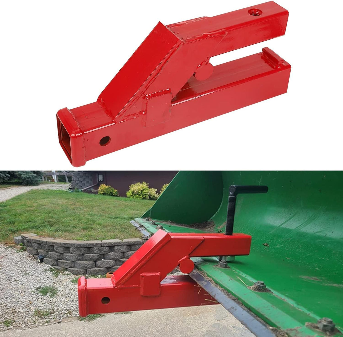 Red Clamp On Trailer Hitch Adapter D986598