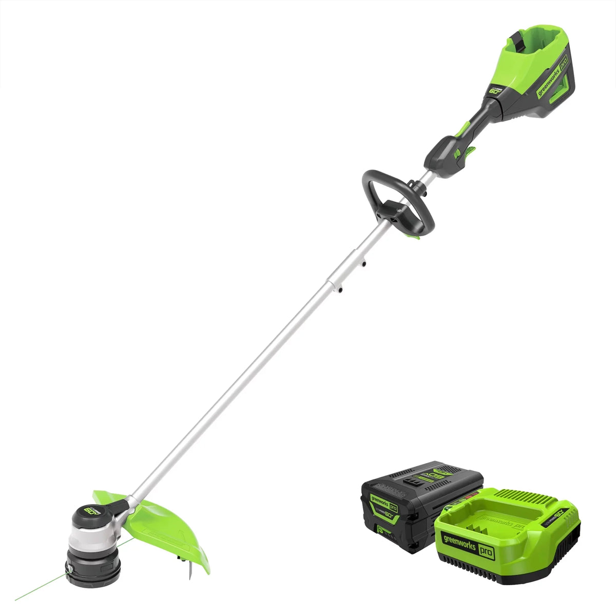 60V Cordless Brushless String Trimmer/Edger with 2.5Ah Battery & Charger H847