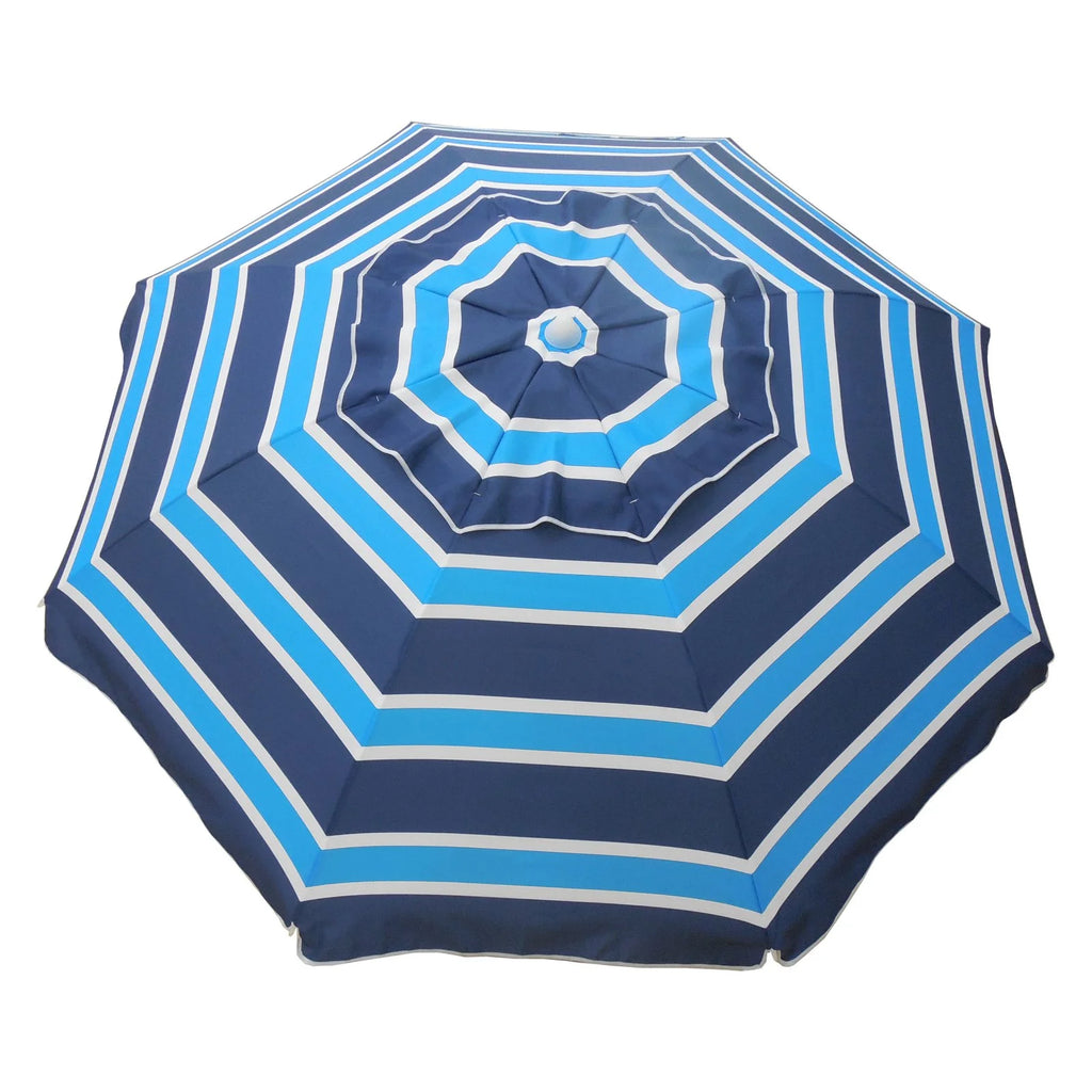 Striped Beach Umbrella with Carry Bag V984