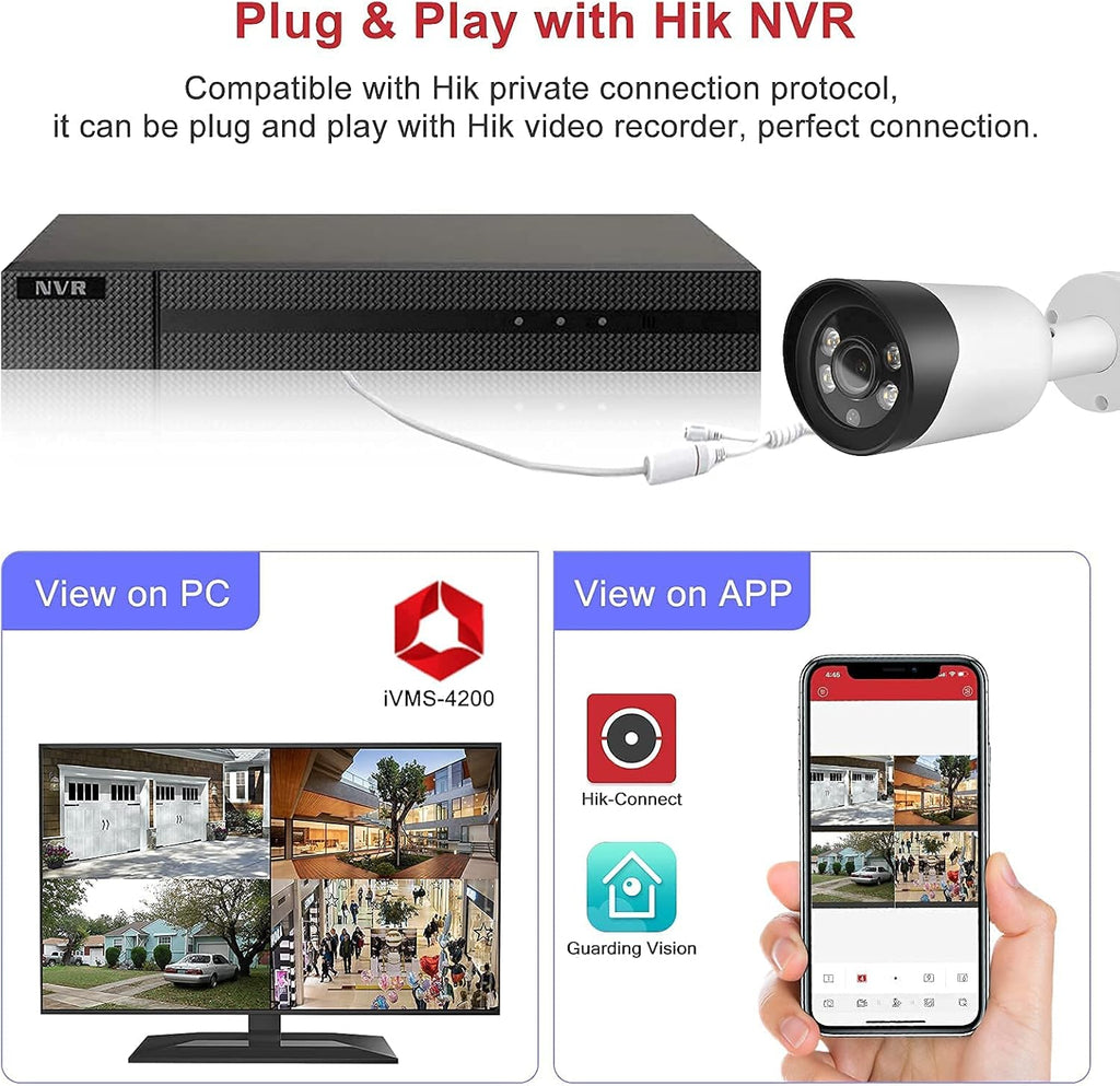 8MP UltraHD 4K PoE IP Camera Bullet S6942