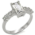 Stainless Steel Ring with Cubic Zirconia N54129