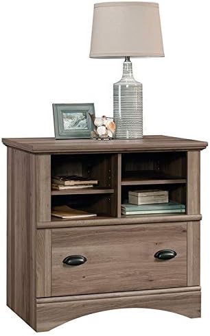 1 Drawer Lateral File Storage Cabinet with Key Lock in Salt Oak A799973