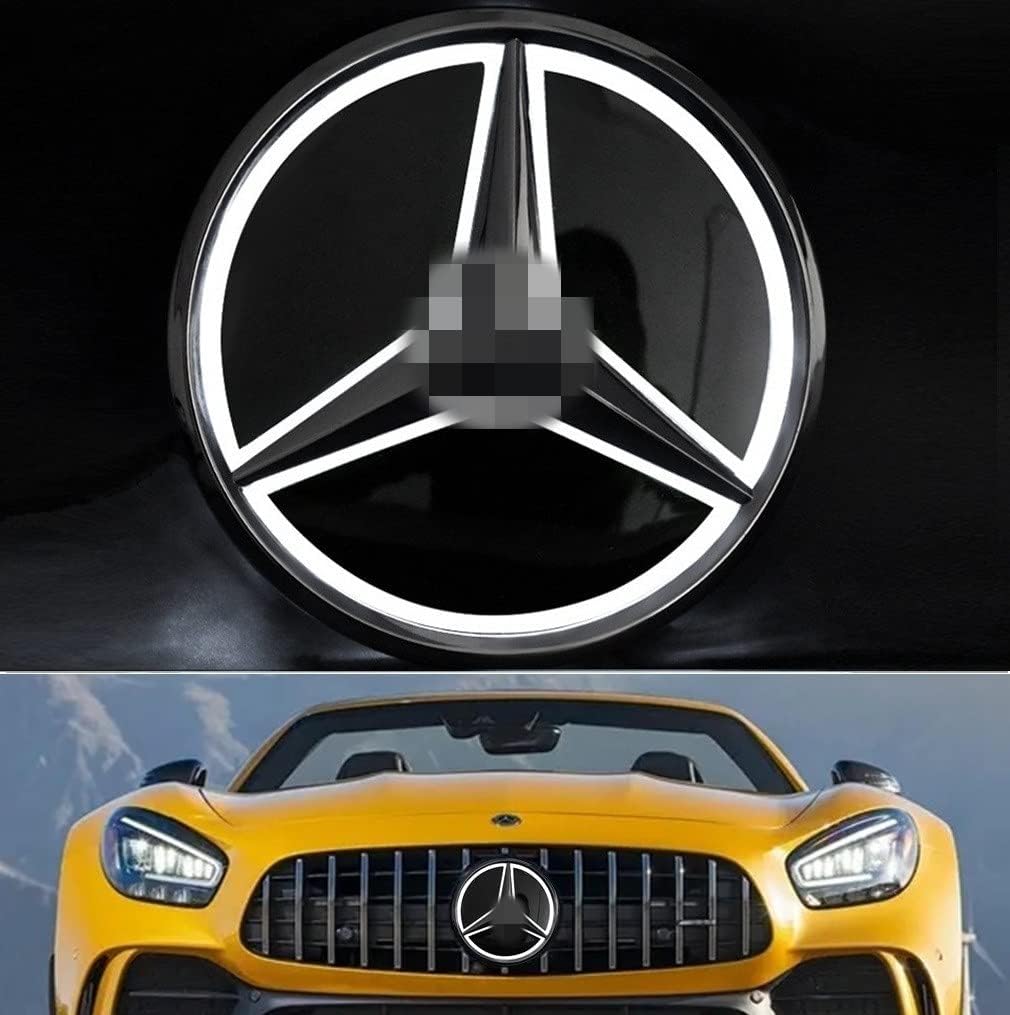 Front Grille Star Emblem LED Logo, Pack of 2 Y31330