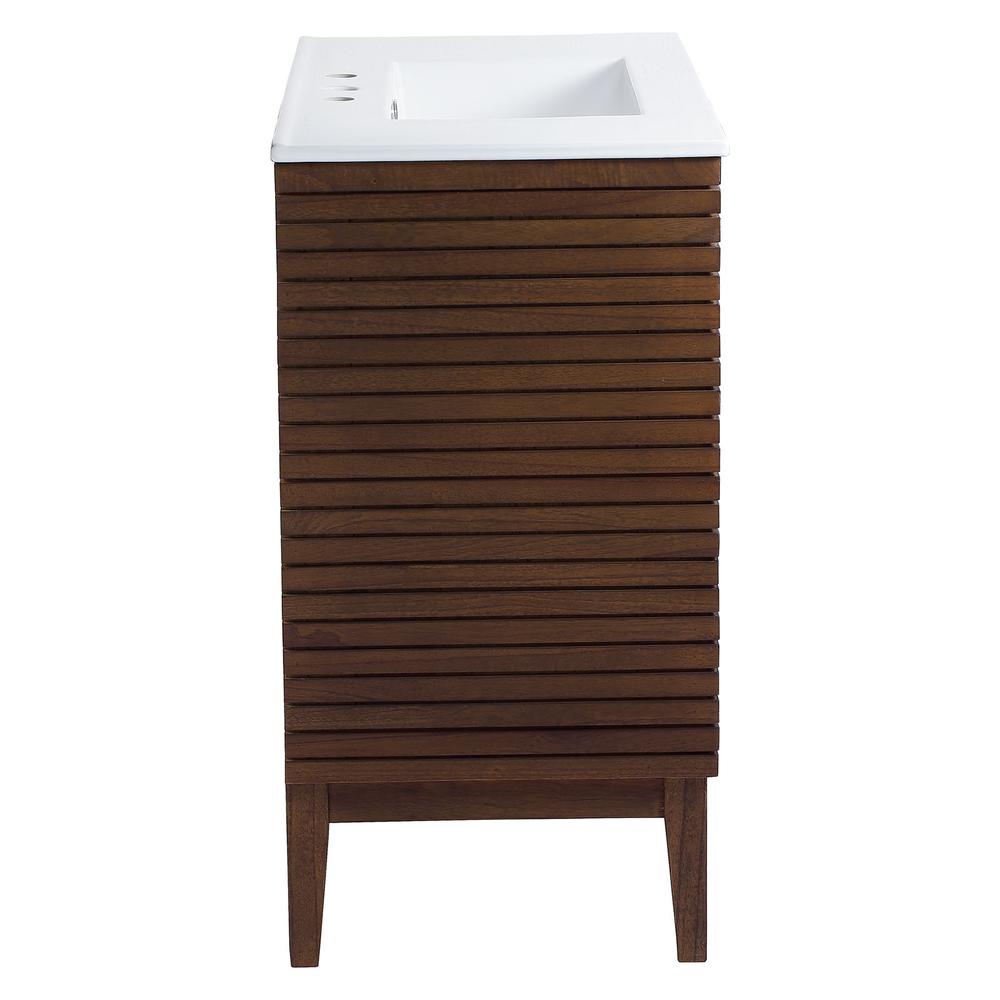 Walnut White 36" Bathroom Vanity W853