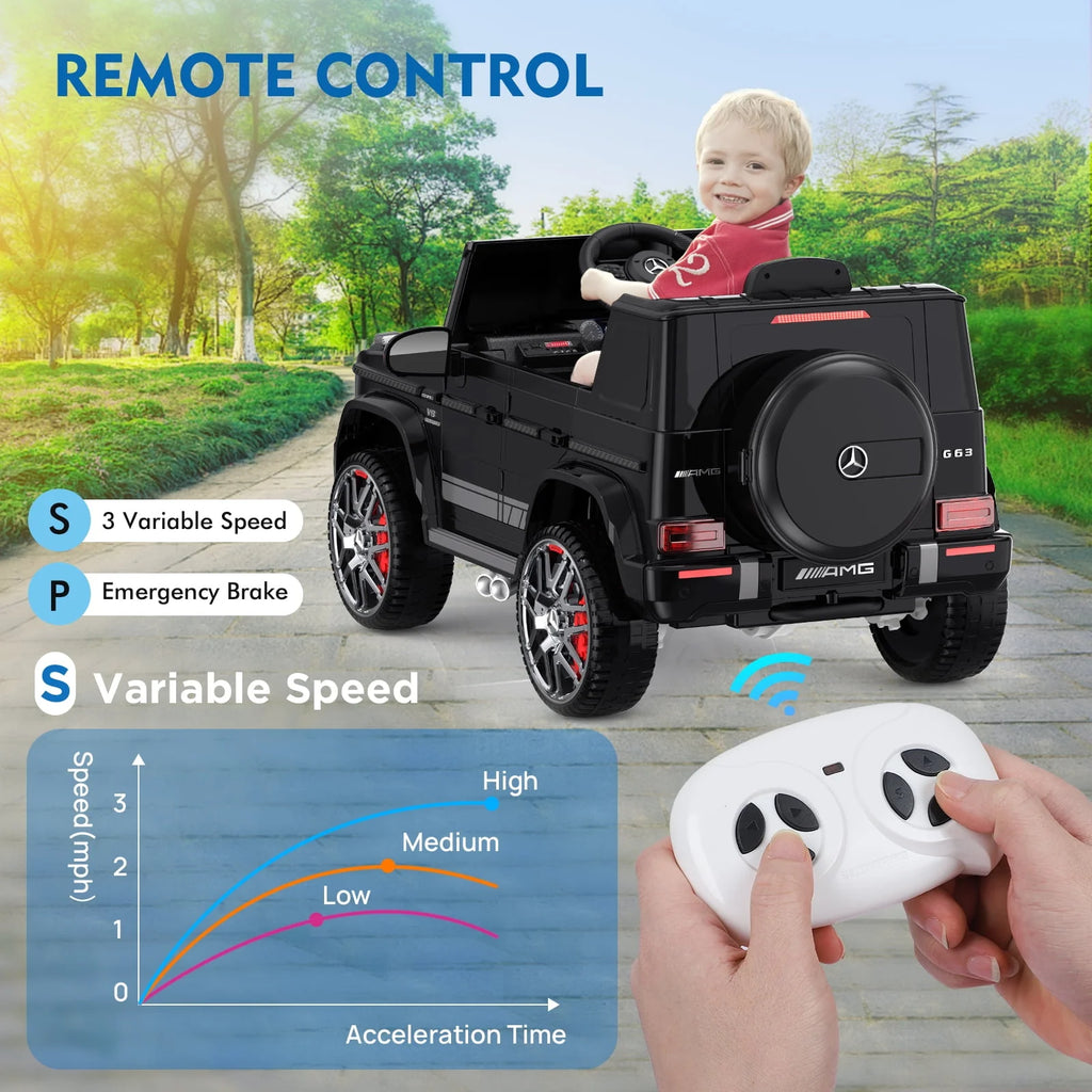 12Volt 1 Seater Powered Ride on Toy with Remote Control D5741