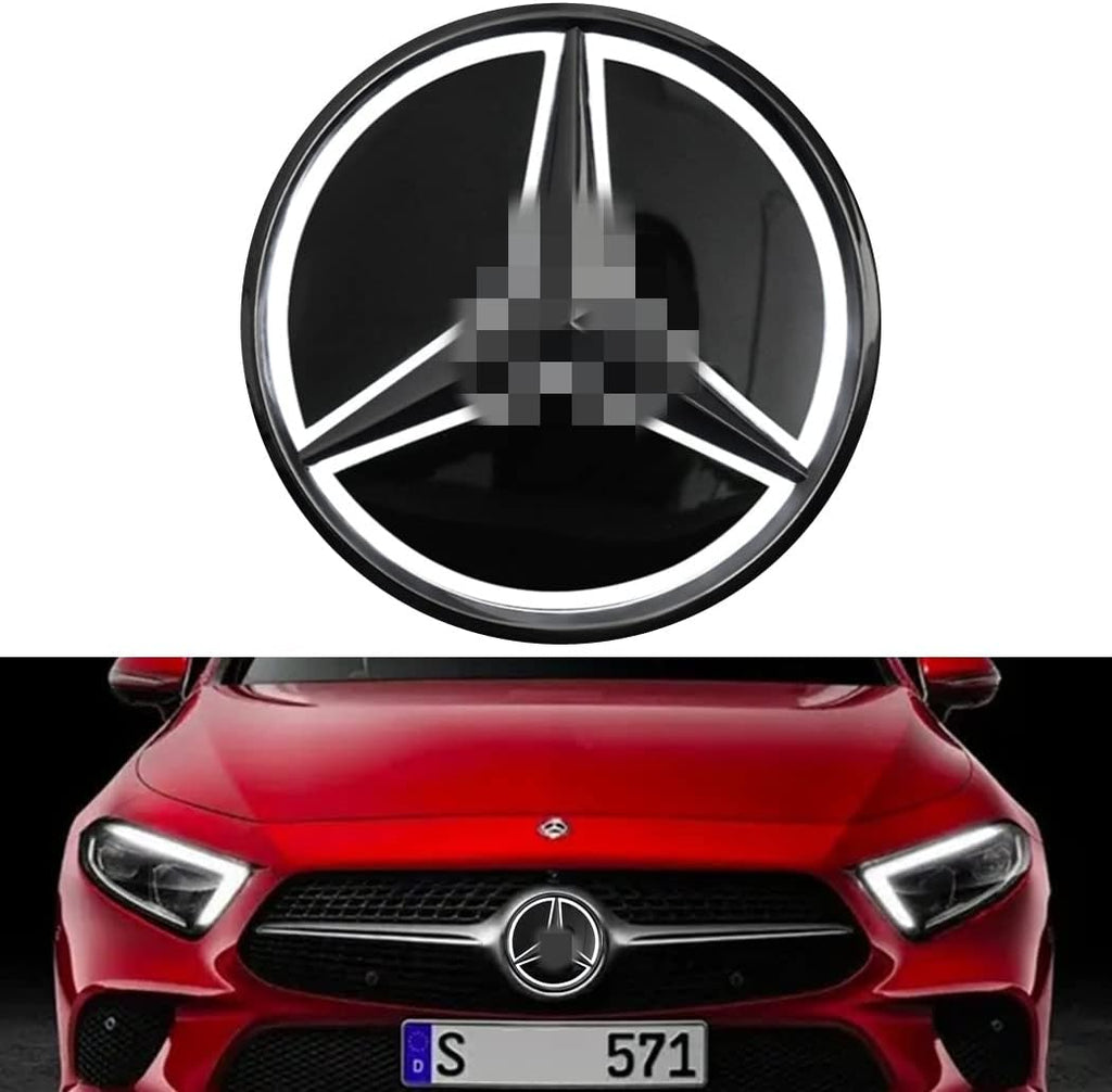 Front Grille Star Emblem LED Logo, Pack of 2 Y31330