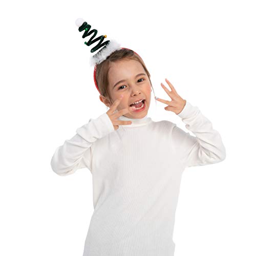 12 Packs Christmas Headbands with Assorted Design Q12196