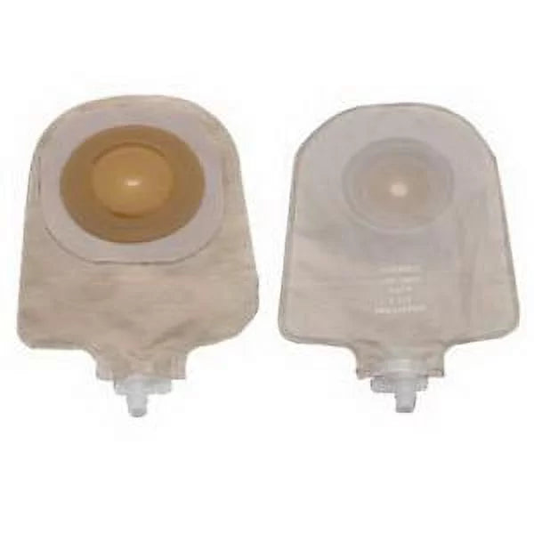 Drainable Urostomy Pouch up to 2" Stoma 9"L Transparent 5 Ct T286