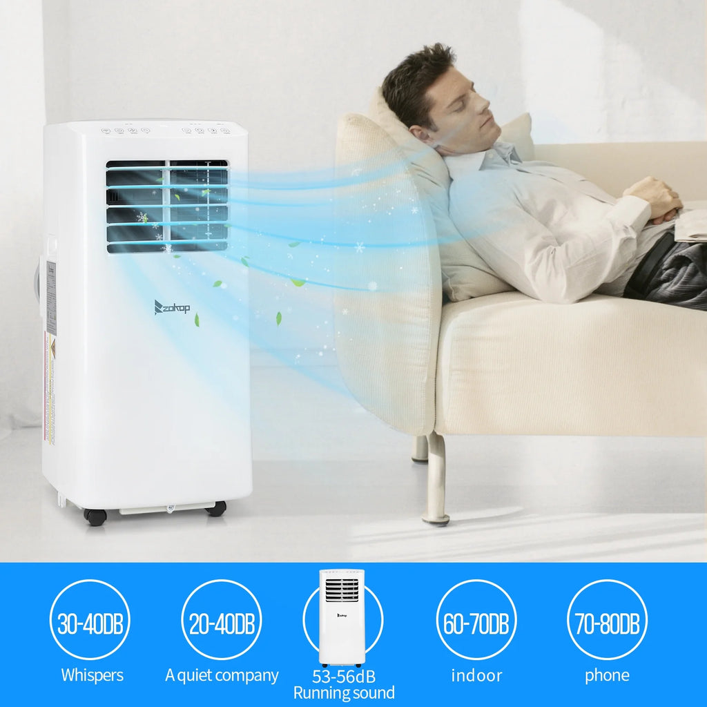 5100 BTU Portable Air Conditioner Dehumidifier Fan with Remote Control N982405