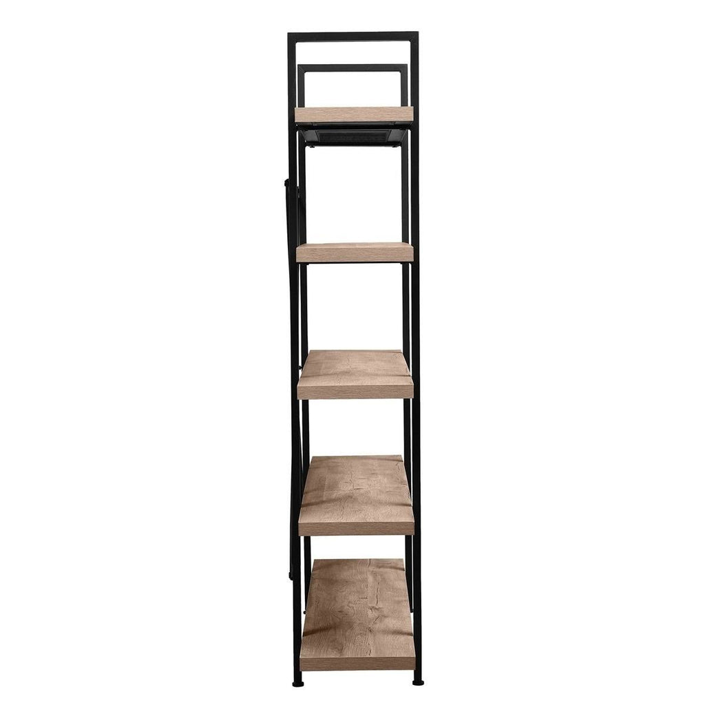 5-Tier Rustic Storage Bookshelf V8668