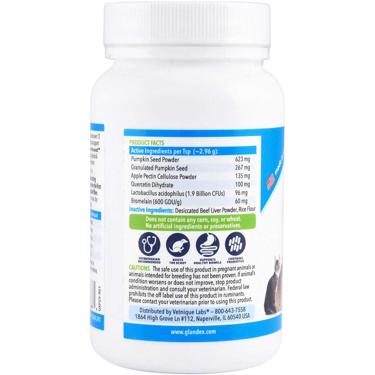 Anal Gland Support Powder for Dogs & Cats Z897