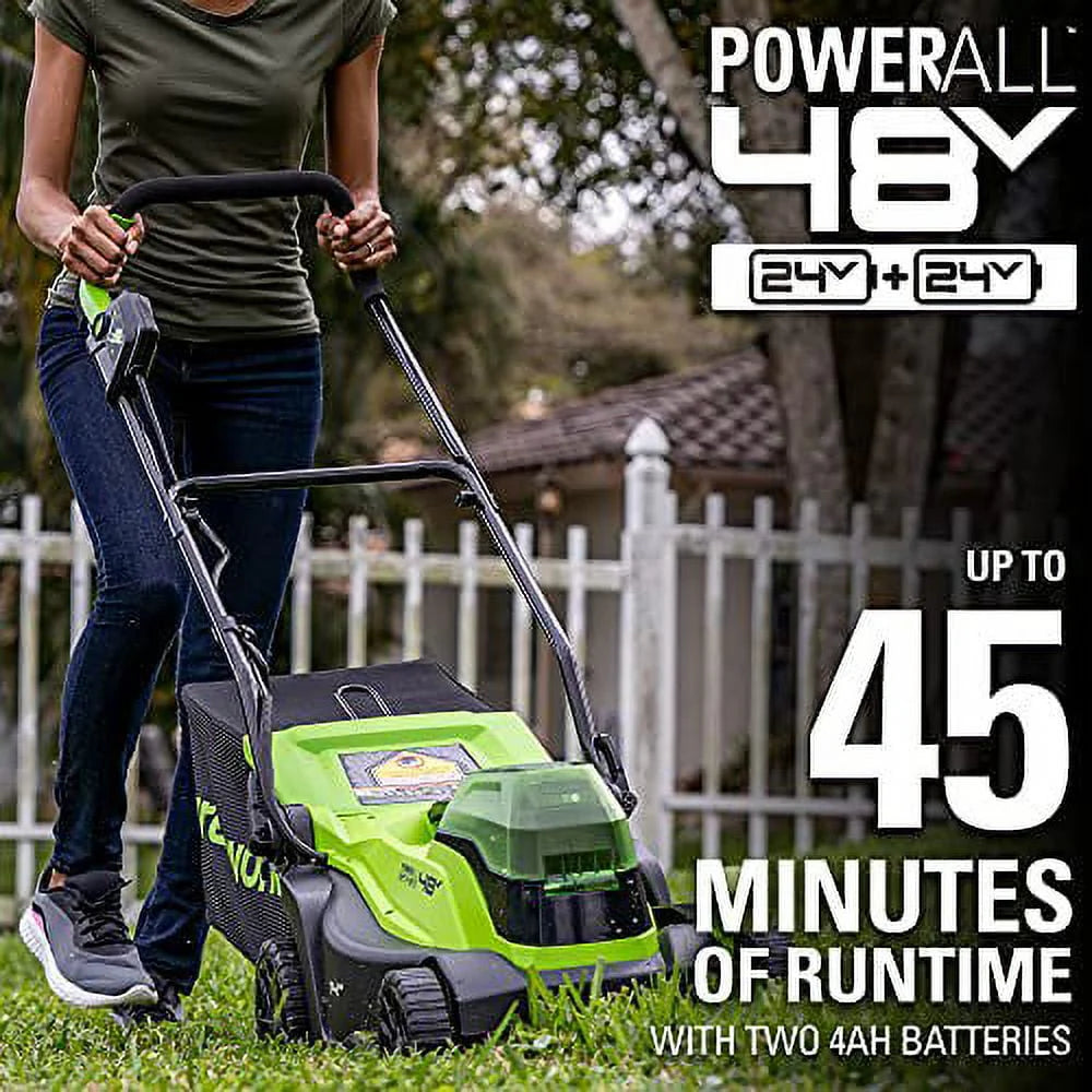 48V 14 Mower, 24V Axial Blower and 24V 10 String Trimmer Combo W993350