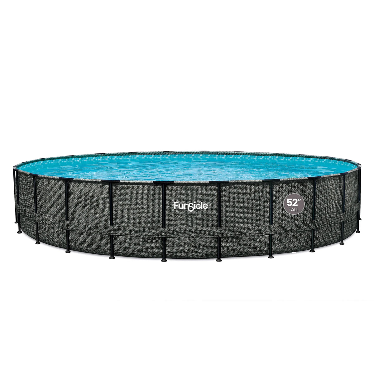 24' x 52" Round Above Ground Swimming Pool Y793