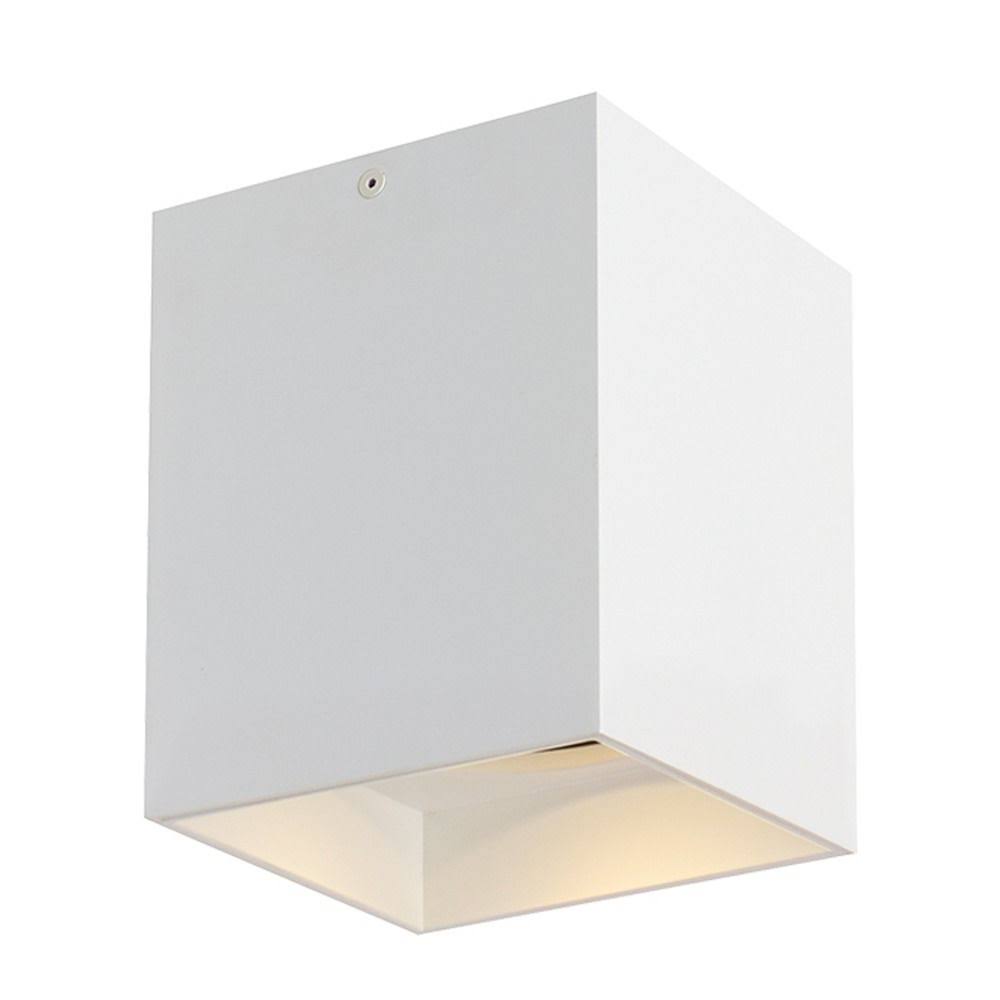 Matte White LED Flush Mount F5653