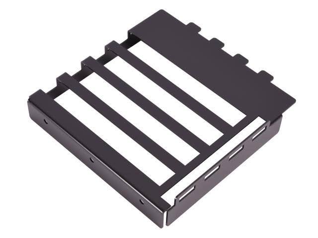 Black PCI-E x16 3.0 Extender Riser Cable with Cover Bracket V8183