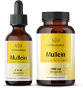 Mullein Leaf Extract Kit 2 fl oz Tincture and 1200 mg Capsules Vegan Non-GMO L226774