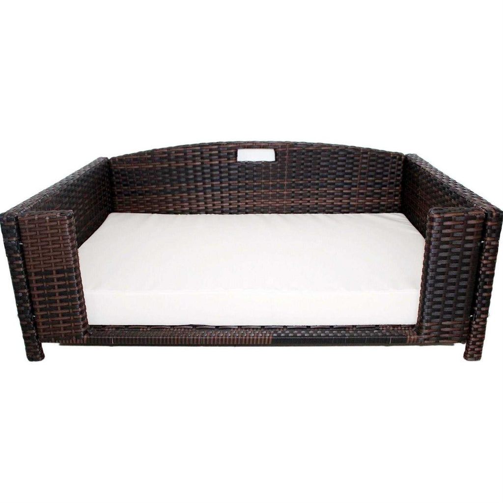 Rattan Rectangular Pet Sofa D553590