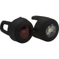 Silicone LED Bicycle Light Set Black V26929