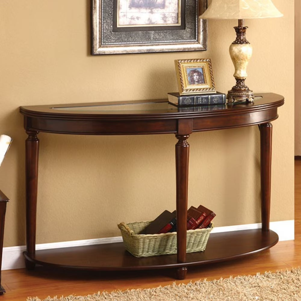 Dark Cherry Traditional Sofa Table O483984