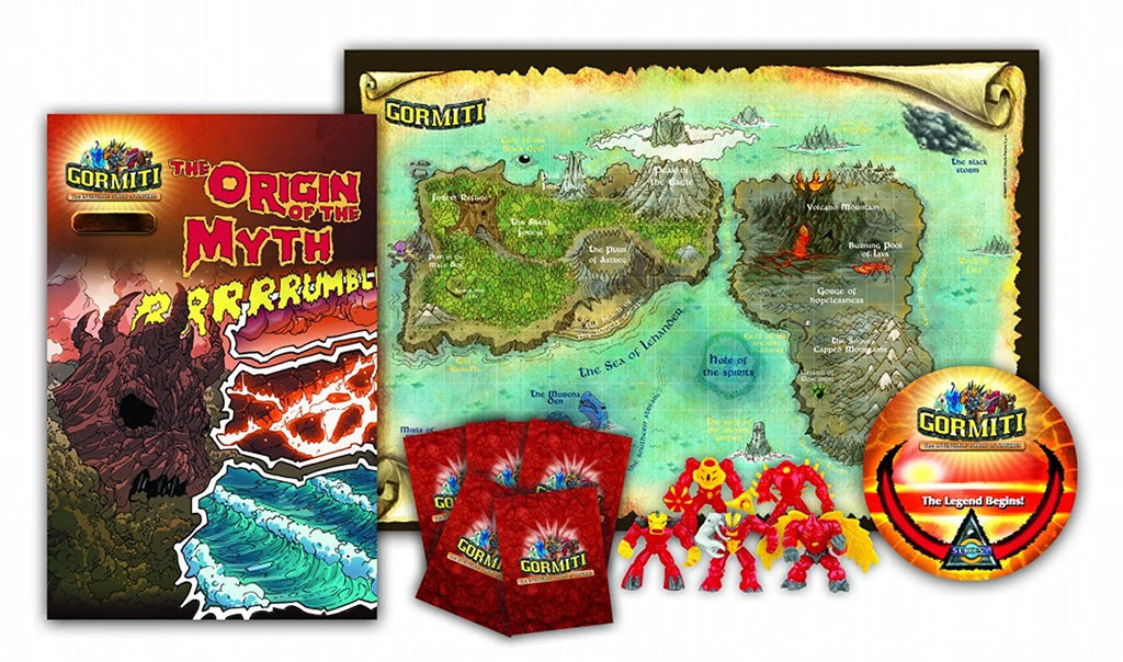 5 Lava Figures + 5 Game Cards + Animated DVD + Comic Book + Map of Gormiti R72118