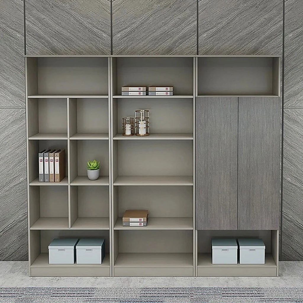 Office Desk and Chair Combination with Bookcase D535905