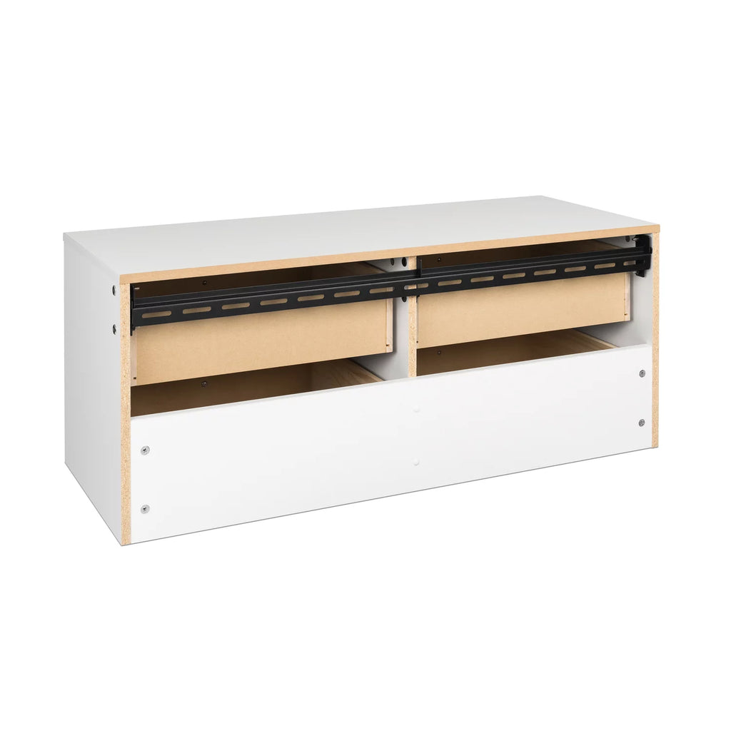 White 4-Drawer Dresser F4075
