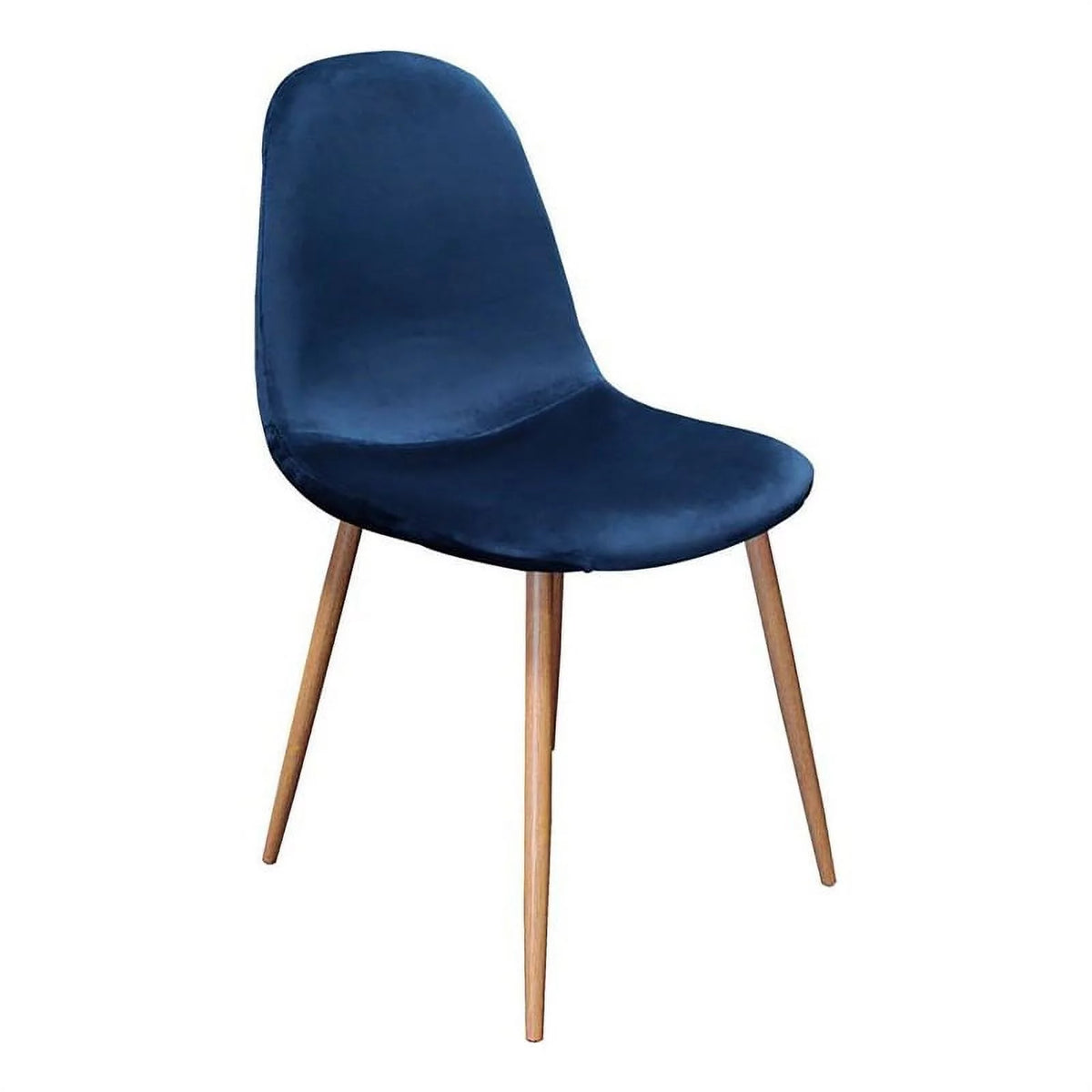 Blue Velvet Dining Side Chair Set of 4 X24300