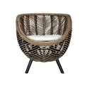 Brown Rattan Accent Chair C22525
