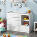 White 5 Drawer Baby Changing Table Dresser F531108