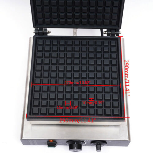 Nonstick Square Commercial Waffle Maker Q454