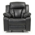 Black Faux Leather Reclining Chair V79638