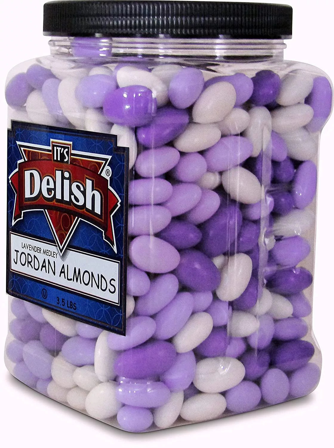 Lavender Purple & White Jordan Almonds 3.5 LBS Vegan & Kosher B37731