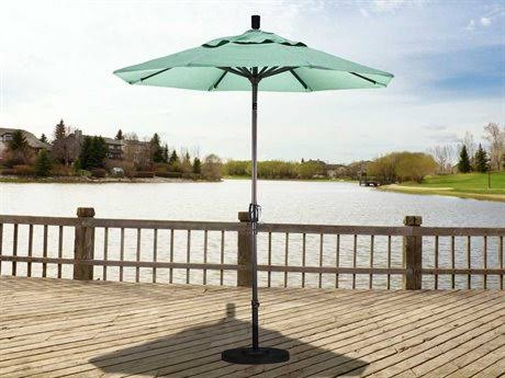 White Olefin Aluminum Patio Umbrella Z880823
