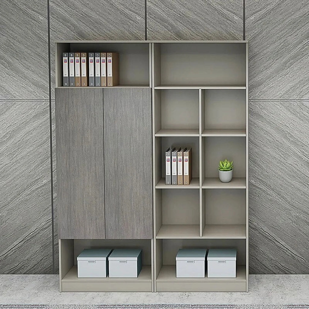 Office Desk and Chair Combination with Bookcase D535905
