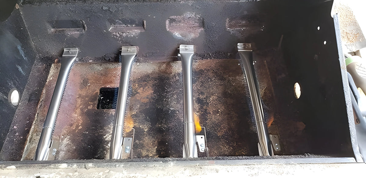 Stainless Steel Tube Burner 14 7/8 inch Set of 4 H8360