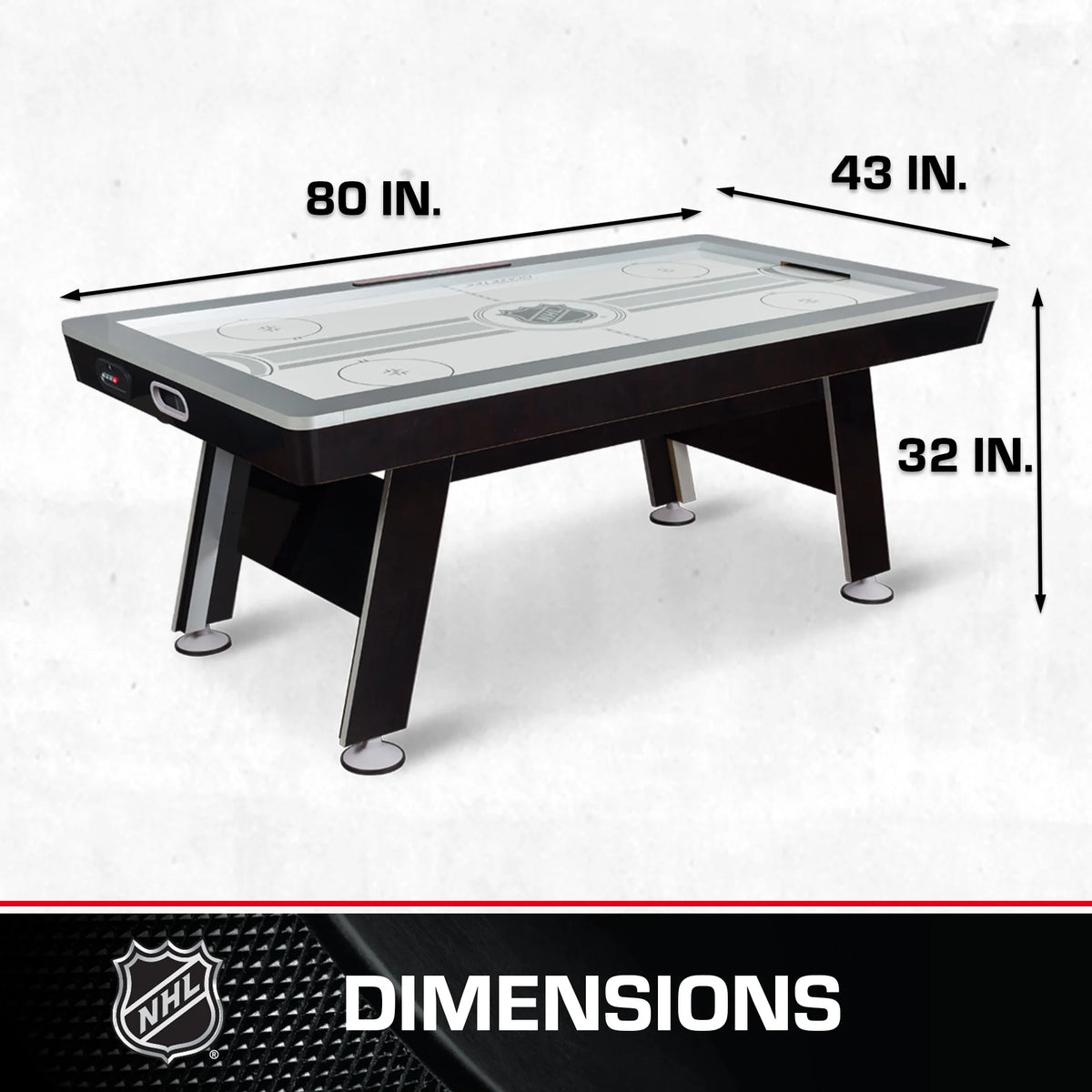 80” 2-in-1 Air Hockey Table with Table Tennis Top K84024
