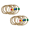 10 PCS Wooden Ring Toss Game Toys R7970