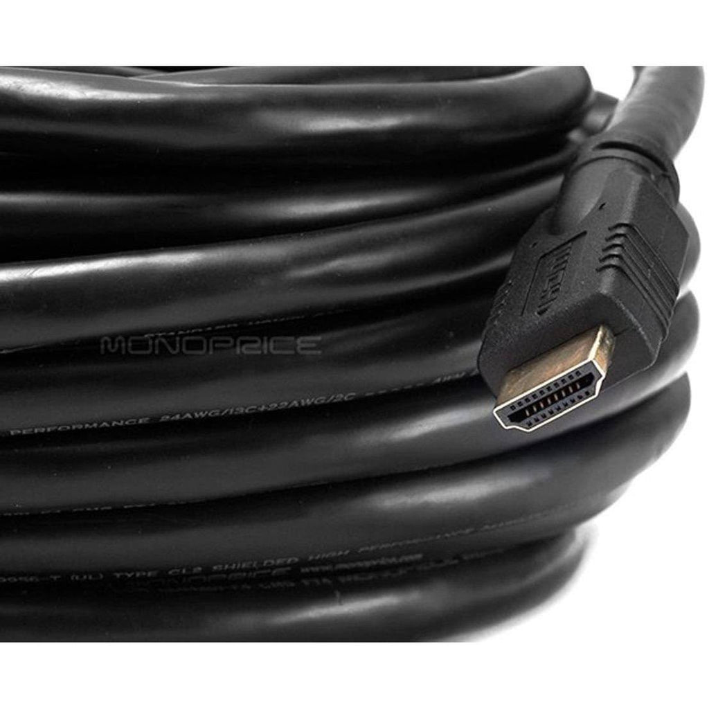 HDMI Cable, Black, 100 ft Y984615