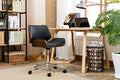 Dove Office Chair PU Leather Upholstery Swivel Adjustable Seat Height Chrome Base with Roller Casters X515259