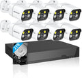 8 Channel 5MP Poe NVR Security Camera System with 2TB Hard Drive X984