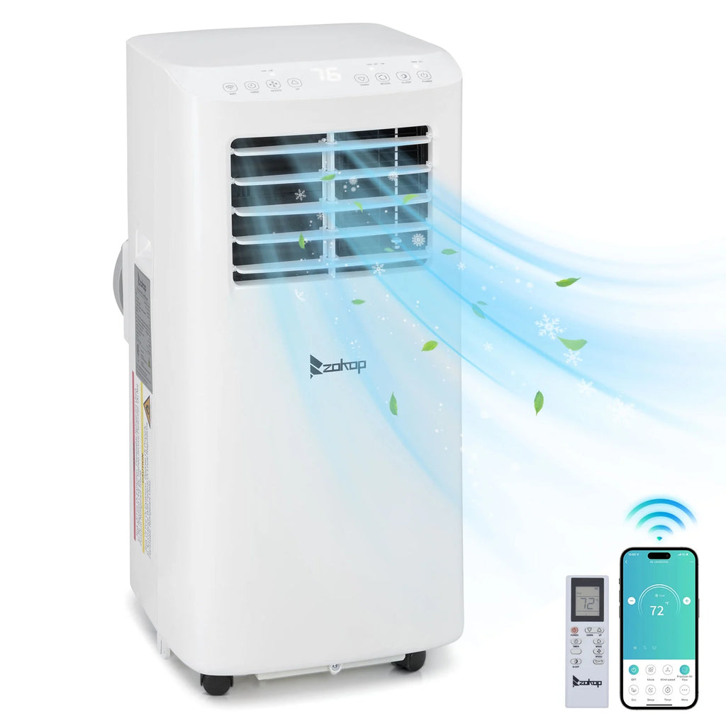 5100 BTU Portable Air Conditioner Dehumidifier Fan with Remote Control N982405