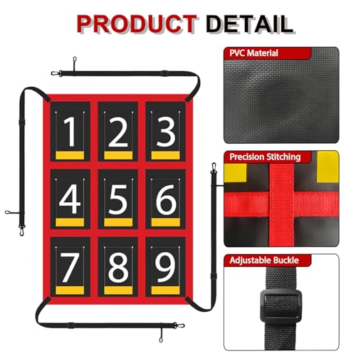 Adjustable Baseball Softball Strike Zone Target Net 19x27 in E48089