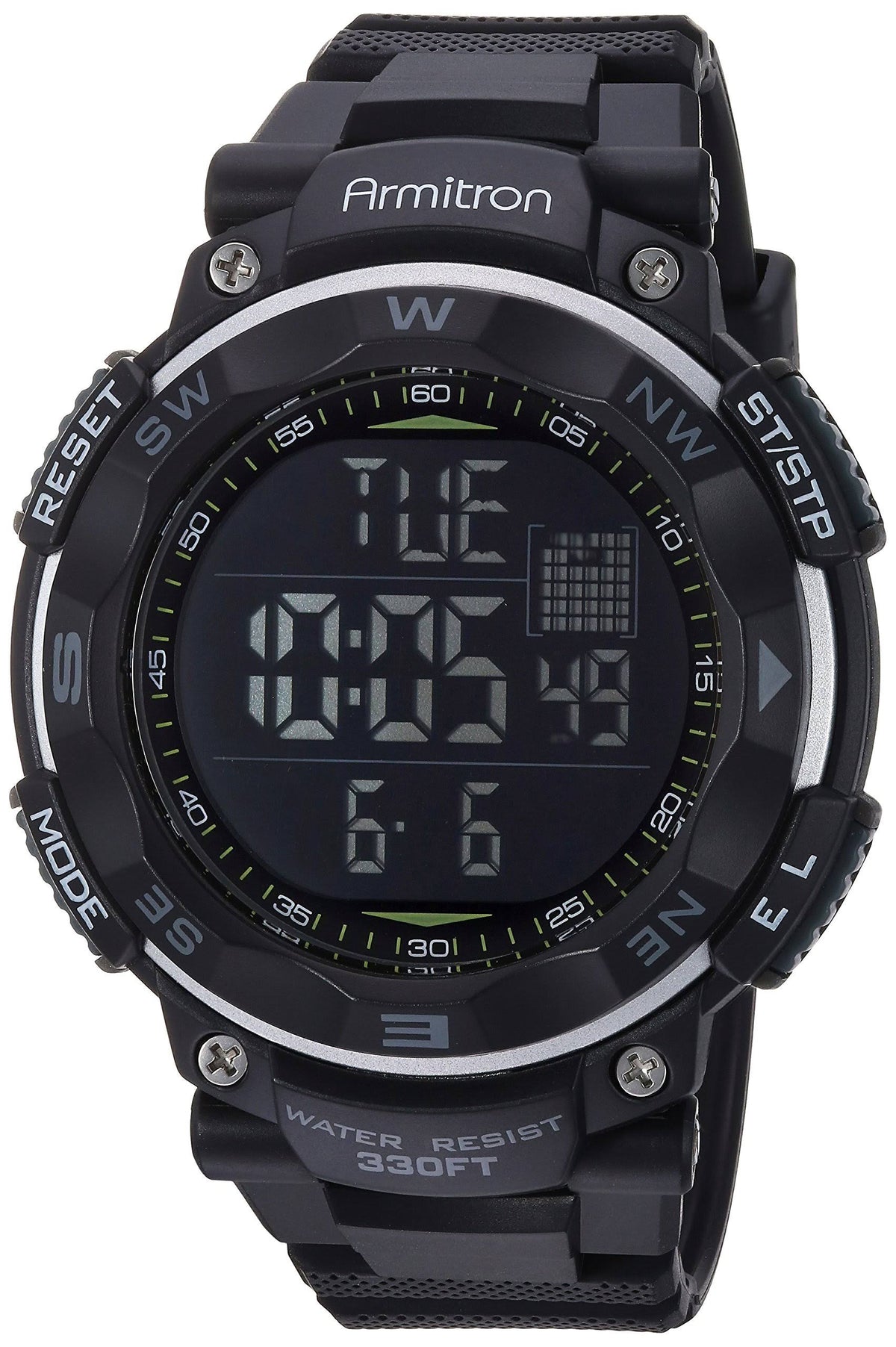 Black Digital Chronograph Watch O1129